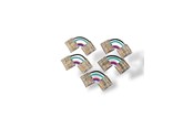 Lampy - HiluX Corner SmartClip for 12mm RGBW COB LED Strip - 5-pack - 5714255010817
