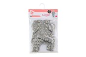 Lalki i akcesoria - Corolle - Dolls Pyjama Glitter in the Dark and Headband 36cm - 9000141680