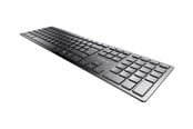 Klawiatura - Cherry KW 9100 SLIM - Klawiatury - Angielski (UK) - Srebrny - JK-9100GB-2