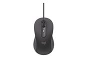 Myszka - Logitech Signature M520 L for Business - Myszy - Optyczny - 4 - Szary - 910-007511