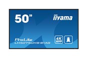Monitory reklamowe i Telewizory hotelowe - iiyama ProLite LH5075UHS-B1AG 50" Class (49.5" viewable) LED-backlit LCD display - 4K - for digital signage - LH5075UHS-B1AG