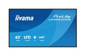 Monitory reklamowe i Telewizory hotelowe - iiyama ProLite LH4364UHS-B1AG 43" Class (42.5" viewable) LED-backlit LCD display - 4K - for digital signage - LH4364UHS-B1AG