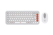 Klawiatura - Logitech POP Icon Combo - Zestaw klawiatura i mysz - Szwajcaria - Biały - 920-013276