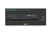 Klawiatura - Logitech MK850 Performance - keyboard and mouse set - QWERTY - Italian Input Device - Zestaw klawiatura i mysz - Włochy - Czarny - 920-008227