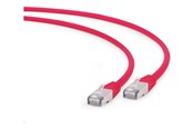 Kabel sieciowy - Gembird Cablexpert patch cable - 25 cm - red - Czerwony - 0.25m - PP6A-LSZHCU-R-0.25M