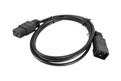 Kabel zasilajacy (zewnetrzny) - Lanberg - power extension cable - IEC 60320 C19 to IEC 60320 C20 - 1.8 m - CA-C19E-10CC-0018-BK