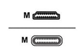 Kabel wyswietlacza - Crestron Electronics Crestron FT2A-CBL-PT Series adapter cable - HDMI / USB - 2.4 m - FT2A-CBL-PT-4K-USBC-HD