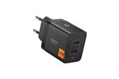 Telefon - Adapter i Ladowarka - Spigen Essential 47W Wall Charger EE472EU - black - ACH09457
