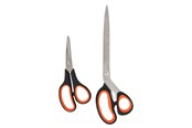 Narzedzia reczne  - Boxer Scissors set 2 pieces 175 & 275 mm. ABS+TRP handle 430SS steel - 32294