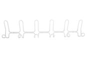 Wsporniki i zawiasy  - Home>it designer coat rack with 6+6 hooks white - 12141