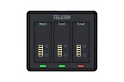Kamera sportowa - akcesoria - TELESIN S0-BCG-12-TGP Triple Battery Charger - S0-BCG-12-TGP