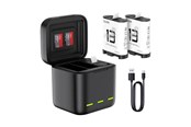 Bateria do aparatu & uchwyt do baterii - TELESIN S0-BCG-10-TGP GoPro Triple Charger - S0-BCG-10-TGP