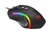 Myszka - REDRAGON Griffin M607 - Myszka do gier - Optyczny - 6 - Czarny z RGB - M607 GRIFFIN