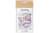 Artykuly Artystyczne & Rzemieslnicze - Creativ Company - Mini Hobbyset Jewelry Elastic Bracelet and Ring - 970864