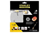 Narzedzia - Stanley Abrasive Sheets Kit -5 Pcs - STA39297-XJ