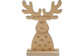 Artykuly Artystyczne & Rzemieslnicze - Creativ Company - Wooden Christmas figure reindeer - 54468