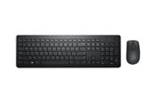 Klawiatura - Dell Wireless Keyboard and Mouse KM3322W - keyboard and mouse set - QWERTY - Arabic - black Input Device - Zestaw klawiatura i mysz - Arabski - Czarny - KM3322W-R-ARA