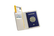 Wolny czas i Podróze - Satechi Vegan-Leather FindAll Passport Cover - Sand - ST-VPCW