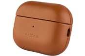 Telefon - Inne akcesoria - FIXED PodsLeather Case for Airpods 4/4 ANC Brown - FIXLP-1473-BRW