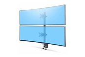 Uchwyty scienne, uchwyty AV i meble AV - StarTech.com Desk Mount For 2x Vertically Stacked Monitors - Max 32 kg - recommended for 17"-49" (ultrawide) - H2MPV-MONITOR-MOUNT