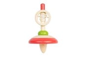 Zabawki drewniane - Bigjigs Wooden Pull Rope Spinning Top - 36068