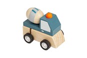 Zabawki drewniane - Bigjigs Wooden Wind-Up Truck - 36071