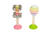 Zabawki drewniane - Bigjigs Wooden Musical Shaker 2 pcs. - 37069