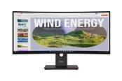 Monitor - 34" Lenovo ThinkVision T34WD-40 - 3440x1440 (UWQHD) - 120Hz - VA - 100W USB-C *DEMO* - 64AEGAT1EU