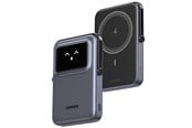 Powerbank - UGREEN Uno Magnetic Wireless 7.5W Powerbank - Szary - 10000 mAh - 45327-UG