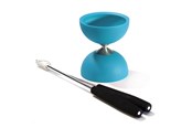Zabawki na zewnatrz - Eureka - Rubber Diabolo with Aluminum Sticks - Light Blue - 52515707