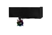 Chlodzenie CPU - Lian Li Hydroshift II LCD-C 360 fanless Black - Chłodzenie wodne procesora - Max 28 dBA - G89.GHS2LCD36B.00