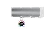 Chlodzenie CPU - Lian Li Hydroshift II LCD-C 360 fanless White - Chłodzenie wodne procesora - Max 28 dBA - G89.GHS2LCD36W.00