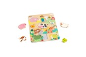 Puzzle - Classic World Wooden Puzzle Animal Puzzle 10 pcs. Drewniany - 40070