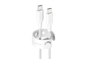 Kabel USB - empower by PanzerGlass Racing 240W USB-C to USB-C Cable | USB 2.0 | 1.2M | Silver White - EM77569