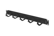 Szafa rack - Lanberg AK-1701-B - 1U - Cable Management Panel - AK-1701-B