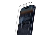 Telefon - szklo ochronne - PanzerGlass Stealth Screen Protector w. Black Frame iPhone 17 Pro Max | Ultra-Wide Fit w. FASTFIT IN-A-BOX - PG63734