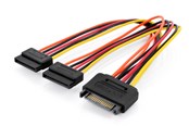 Kabel zasilajacy (wewnetrzny) - DIGITUS Internal SATA Y-power Supply Cable - AK-430405-003-M