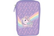 Przybory szkolne - Tinka PENCILCASE DUBBLE UNICORN LILLA  COOL SCHOOL - 8-804714