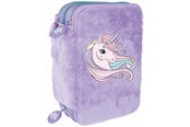 Przybory szkolne - Tinka PENCILCASE TRIPPEL UNICORN LILLA COOL SCHOOL - 8-804710