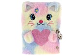 Przybory szkolne - Tinka DIARY PLUSH CAT M/HJERTE - 8-802121