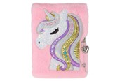 Przybory szkolne - Tinka DIARY PLUSH UNICORN ROSA - 8-802140