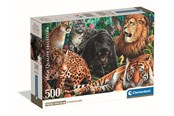 Puzzle - Clementoni Jigsaw Puzzle Wild Cats 500 pcs. Podłoga - 35584