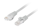 Kabel sieciowy - Lanberg patch cable - 50 cm - grey RAL 7035 - Szary - 0.5m - PCF6-20CC-0050-S