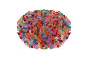 Kreatywne gry - Colorations - Pony Beads Transparent 6x9 mm 1000 pcs. - 43BL03