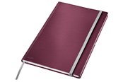 Zeszyty, notesy i formularze - Leitz Style Notebook A4 ruled with hardcover red - 44751028