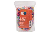 Kreatywne gry - Colorations - Pony Beads Mother of Pearl Effect 6x9 mm 1000 pcs. - 43BL04