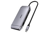 USB hub - Choetech 9-in-1 4K HDMI 100W PD and USB 3.0 USB-C Hub Gray USB hub - 9 - USB 3.0 - Szary - HUB-M15
