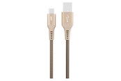 Kabel USB - GreyLime Braided USB-A to USB-C Cable Beige 3 m - C21AC3M02