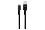 Kabel USB - GreyLime Braided USB-A to USB-C Cable Black 3 m - C21AC3M04