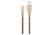 Kabel USB - GreyLime Braided USB-A to Lightning Cable Beige 0.5 m - C21AL05M02